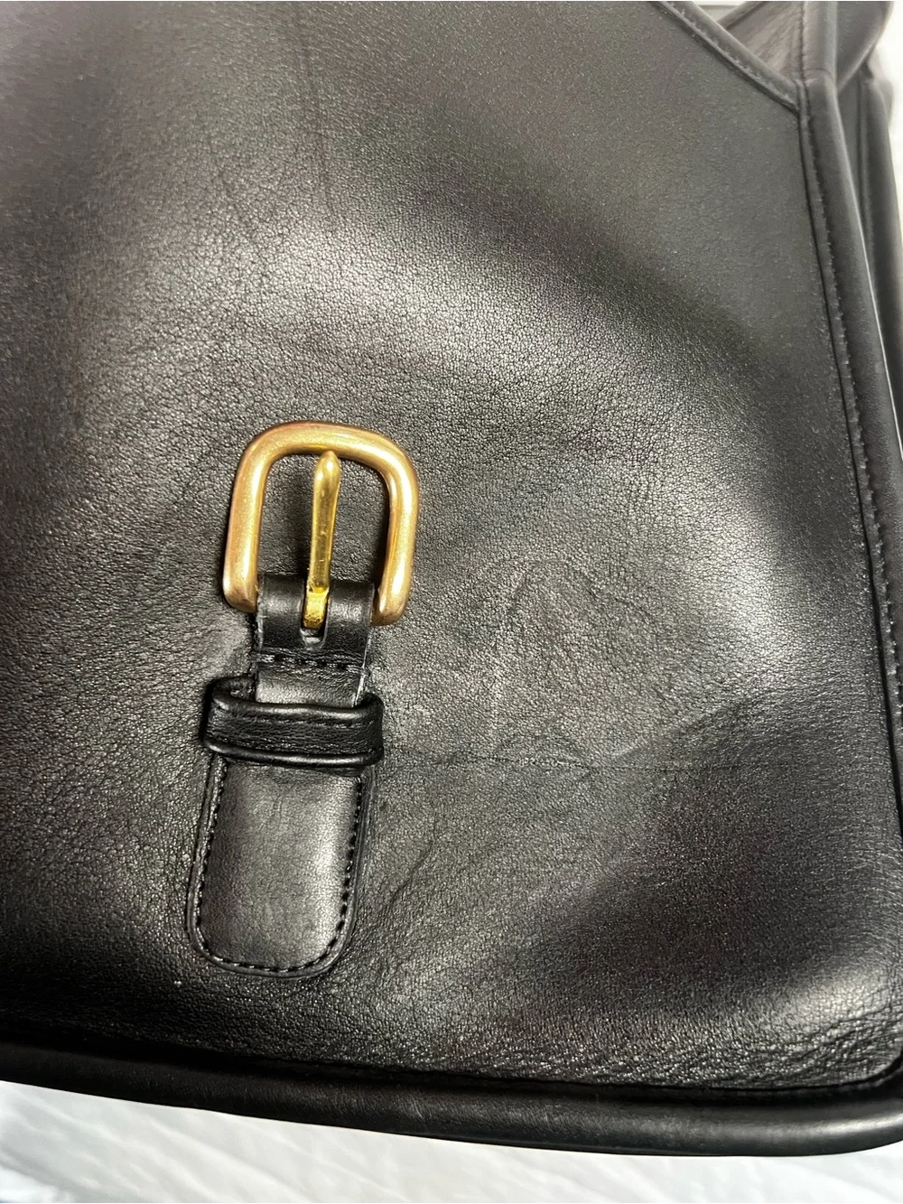 VTG Coach Black Leather Lexington Briefcase 8006 Made in USA with Paperwork
